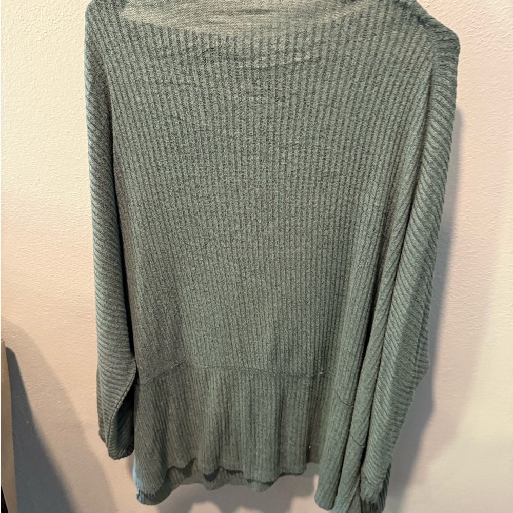 Maurices Ribbed Knit Sweater in Gray